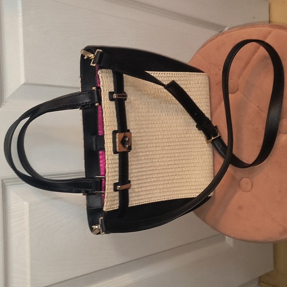 Kate Spade Houston Street Straw Totebag NWOT - Picture 7 of 15